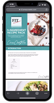 App Screenshot - Recipes